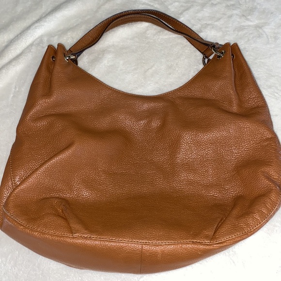 Michael Kors Brown Large Leather Shoulder Bag - Picture 3 of 10